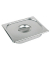 GN-Abdeckhaube 3,5 cm hoch silber