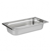 GN-Behälter 6,5 cm hoch silber 2,5 l