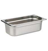 GN-Behälter 10,0 cm hoch silber 4,0 l