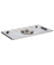GN-Abdeckhaube 3,0 cm hoch silber