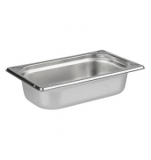 GN-Behälter 6,5 cm hoch silber 1,8 l