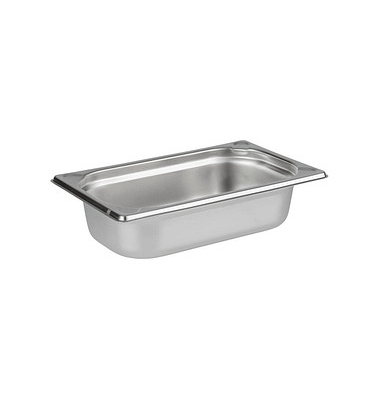 GN-Behälter 6,5 cm hoch silber 1,8 l GN-Behälter 6,5 cm hoch silber 1,8 l