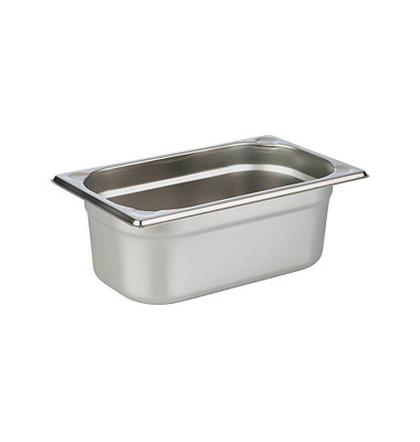 GN-Behälter 10,0 cm hoch silber 2,8 l GN-Behälter 10,0 cm hoch silber 2,8 l