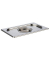 GN-Abdeckhaube 3,0 cm hoch silber