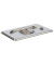 GN-Abdeckhaube 2,5 cm hoch silber
