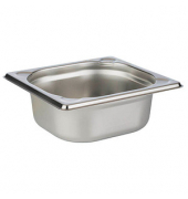 GN-Behälter 6,5 cm hoch silber 1,0 l