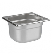 GN-Behälter 10,0 cm hoch silber 1,6 l