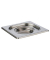 GN-Abdeckhaube 3,0 cm hoch silber
