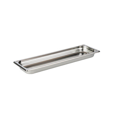 GN-Behälter 4,0 cm hoch silber 2,4 l GN-Behälter 4,0 cm hoch silber 2,4 l