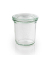 6 APS Vorratsgläser 7,0 cm hoch transparent 0,14 l