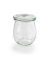 6 APS Vorratsgläser 8,0 cm hoch transparent 0,22 l