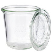 6 APS Vorratsgläser mit Deckel 9,0 cm hoch transparent 0,29 l