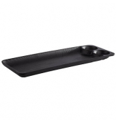 Tablett NERO schwarz 15,0 x 41,0 cm