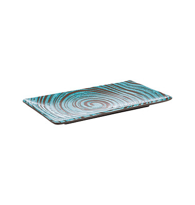 Tablett CANCUN blaubraun 13,5 x 23,5 cm