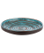Teller CANCUN blaubraun 23,0 cm