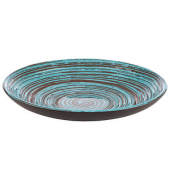 Teller CANCUN blaubraun 25,5 cm