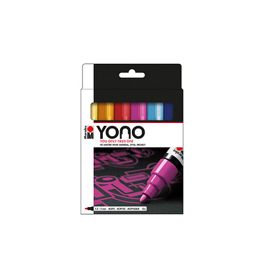 YONO Acrylstifte-Set farbsortiert 1,5 - 3,0 mm