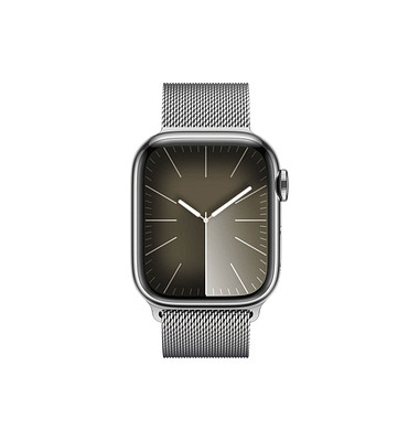 Milanaise 41 mm Smartwatch-Armband silber