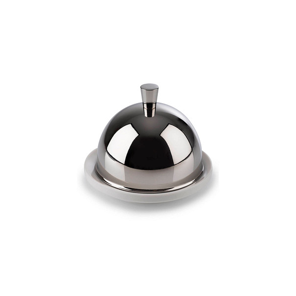 4004133159211 - APS Butter-Servierer mit Deckel hochglanzpoliert 006 Liter Eleganter und praktischer Servierteller für das Buffet oder den Frühstückstisch 1 Set = 1 Deckel 1 Teller 4004133159211 - APS Butter-Servierer mit Deckel hochglanzpoliert 006 Liter Eleganter und praktischer Servierteller für das Buffet oder den Frühstückstisch 1 Set = 1 Deckel 1 Teller