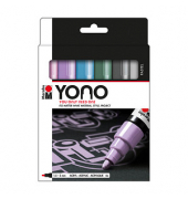 YONO PASTEL Acrylstifte-Set farbsortiert 1,5 - 3,0 mm