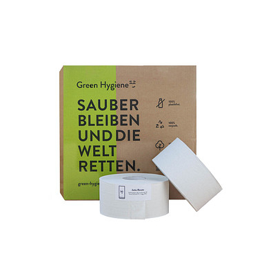 Toilettenpapier Jumbo Mini JUTTA-RENATE, 2-lagig, hochweiß, 818 Blatt / Rolle,