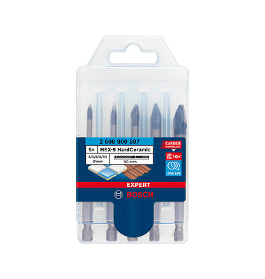 EXPERT HEX-9 HardCeramic Bohrer-Set