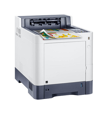 ECOSYS P7240cdn Life Plus Farb-Laserdrucker grau