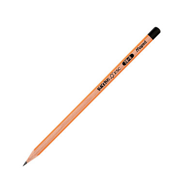Bleistift BLACK'PEPS, 850022FC, schwarz/Holz, k.A., 2B
