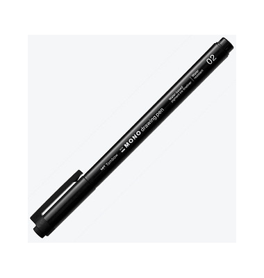 MONO drawing pen 02 Fineliner schwarz 0,3 mm