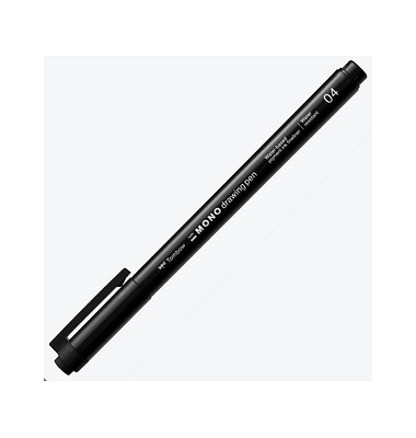 MONO drawing pen 04 Fineliner schwarz 0,4 mm