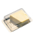 Butterdose 5,5 cm hoch transparent