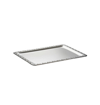 Servierplatten SCHÖNER ESSEN silber 42,0 x 31,0 cm