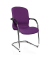 2 Topstar Besucherstühle Open Chair 110 OC690 T33 lila Stoff