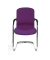 2 Topstar Besucherstühle Open Chair 110 OC690 T33 lila Stoff