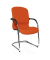 2 Topstar Besucherstühle Open Chair 110 OC690 T34 orange Stoff