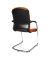 2 Topstar Besucherstühle Open Chair 110 OC690 T34 orange Stoff