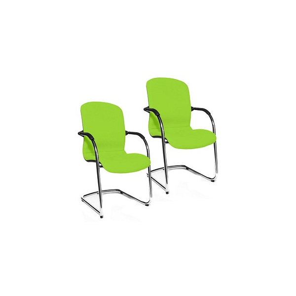 4014296066073 - 2 Besucherstühle Open Chair 110 OC690 T35 grün Stoff 4014296066073 2 Stück 4014296066073 - 2 Besucherstühle Open Chair 110 OC690 T35 grün Stoff 4014296066073 2 Stück