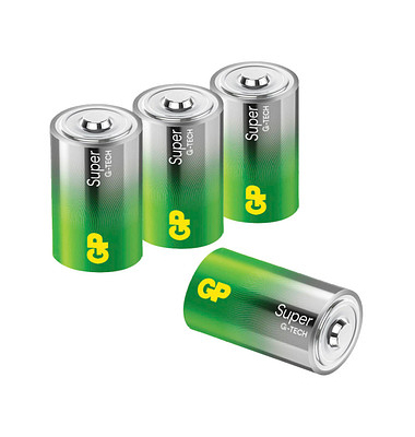 Batterien SUPER, Mono D / Mono / LR20, 1,5 Volt