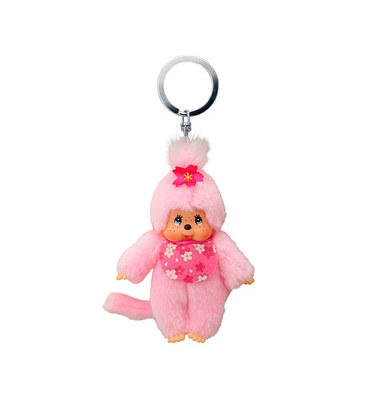 Schlüsselanhänger Monchhichi Kirschblüte rosa