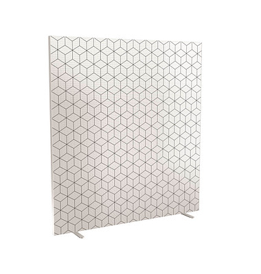 Trennwand easyScreen Black & White 60451 bunt 160,0 x 173,4 cm