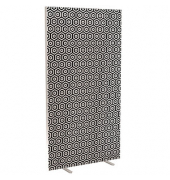 Trennwand easyScreen Black & White 60405 bunt 94,0 x 173,4 cm