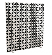 Trennwand easyScreen Black & White 60579 bunt 160,0 x 173,4 cm