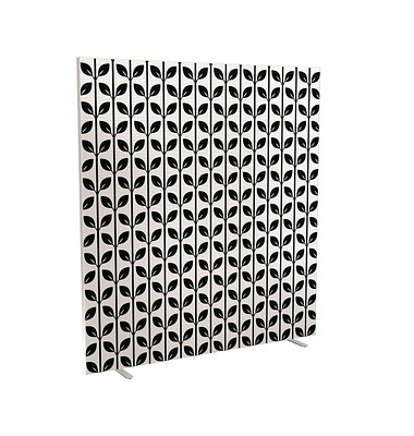 Trennwand easyScreen Black & White 60579 bunt 160,0 x 173,4 cm