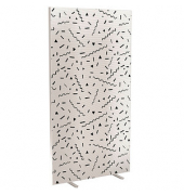 Trennwand easyScreen Black & White 60421 bunt 94,0 x 173,4 cm
