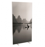 Trennwand easyScreen Black & White 61243 bunt 94,0 x 173,4 cm