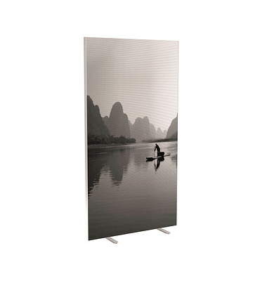 Trennwand easyScreen Black & White 61243 bunt 94,0 x 173,4 cm