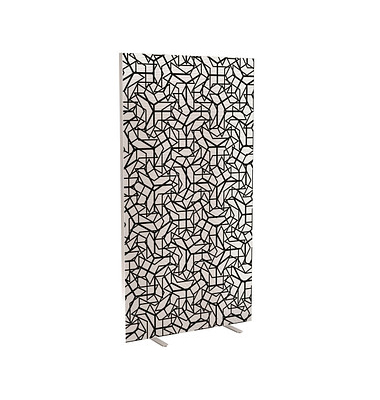 Trennwand easyScreen Black & White 62305 bunt 94,0 x 173,4 cm
