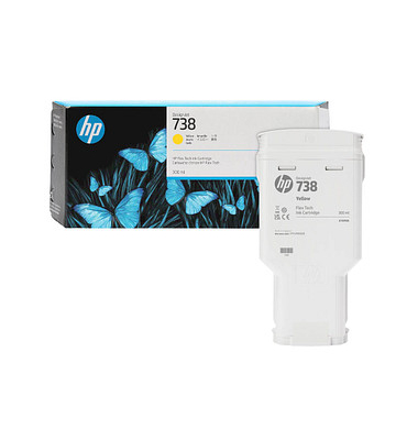 Druckerpatrone 738 676M8A (kompatibel zu HP DesignJet 850), gelb