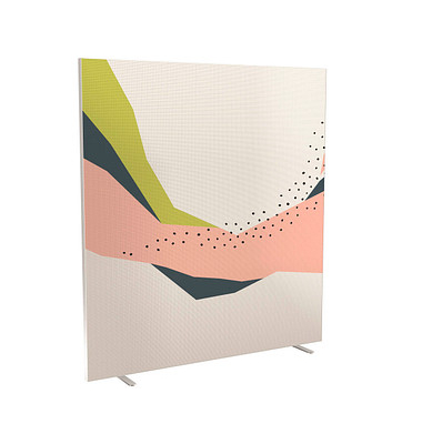 Trennwand easyScreen Colour 61037 bunt 160,0 x 173,4 cm