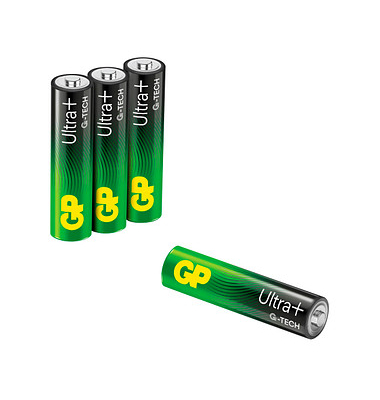 4 GP Batterien SUPER PLUS Micro AAA 1,5 V